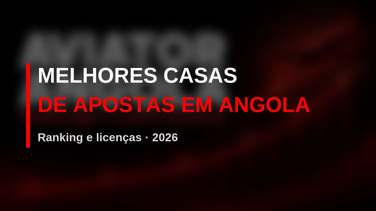 Ilustração editorial com o texto Melhores casas de apostas em Angola